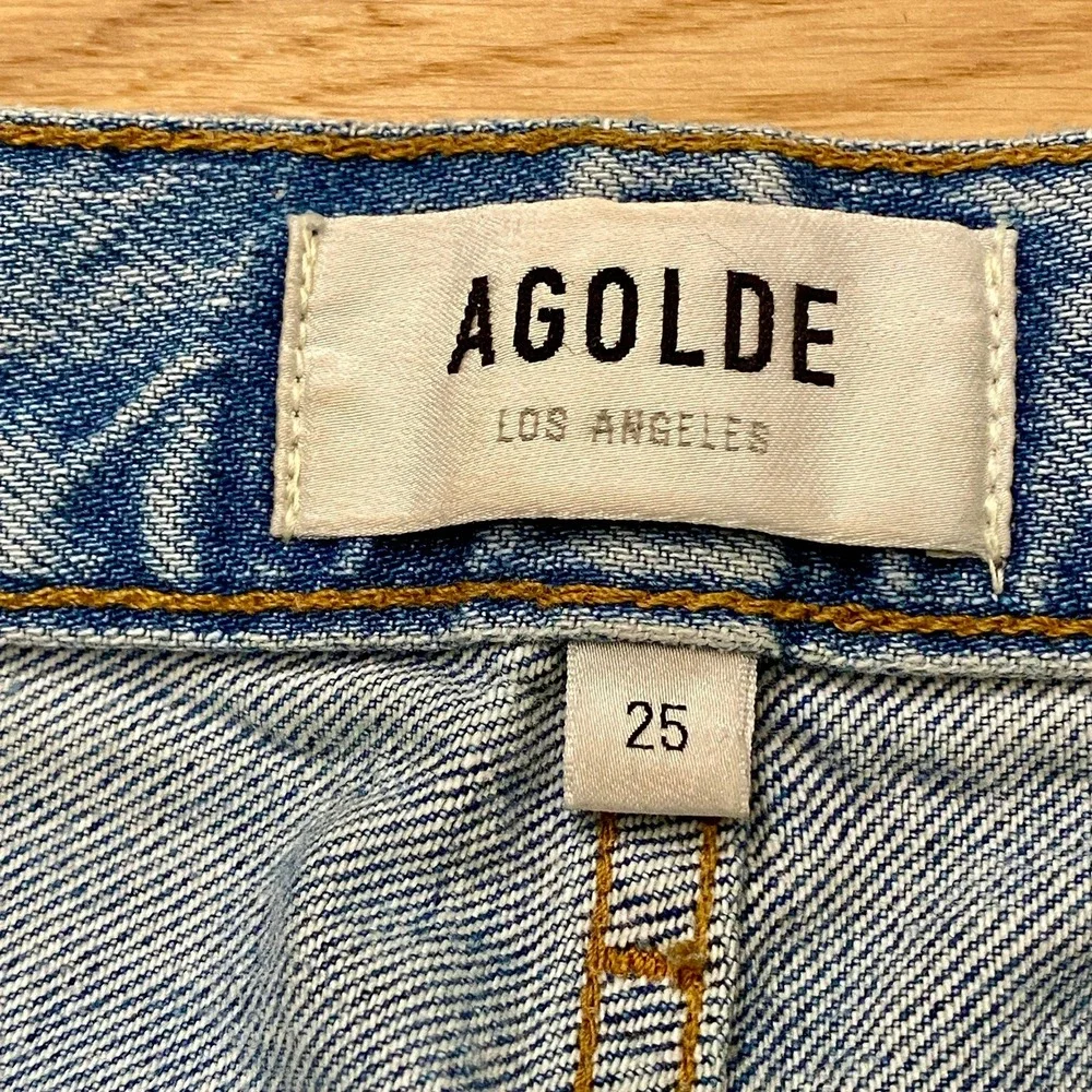 AGOLDE Jamie High Rise Spectator Classic Straight Leg Jeans‎ Organic Offduty 25